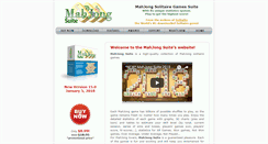 Desktop Screenshot of mahjongsuite.com