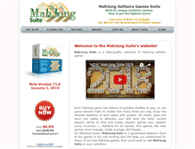 Tablet Screenshot of mahjongsuite.com